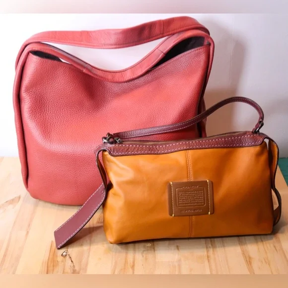 Authentic Coach 86760 Bandit Hobo Washed Red - Picture 2 of 15